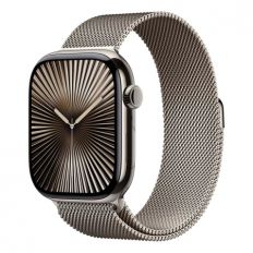 Apple Watch Series 10 42 мм, S/M 130-200 мм, Titanium Case GPS+Cellular, Natural (натуральный)
