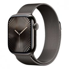 Apple Watch Series 10 42 мм, S/M 130-200 мм, Titanium Case GPS+Cellular, Slate (серый/темный)