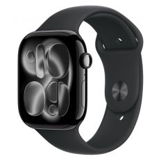Apple Watch Series 11, 42 mm, Jet Black Aluminum Black Sport Band S/M Apple Watch Series 11, 42 mm, Jet Black Aluminum Black Sport Band S/M