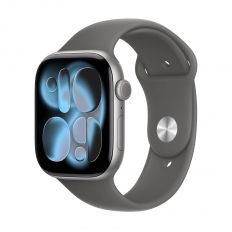 Apple Watch Series 11, 42 mm, Space Gray Aluminum Stone Gray Sport Band S/M Apple Watch Series 11, 42 mm, Space Gray Aluminum Stone Gray Sport Band S/M