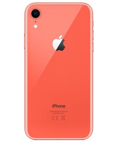 iPhone XR 64 ГБ коралловый задняя крышка